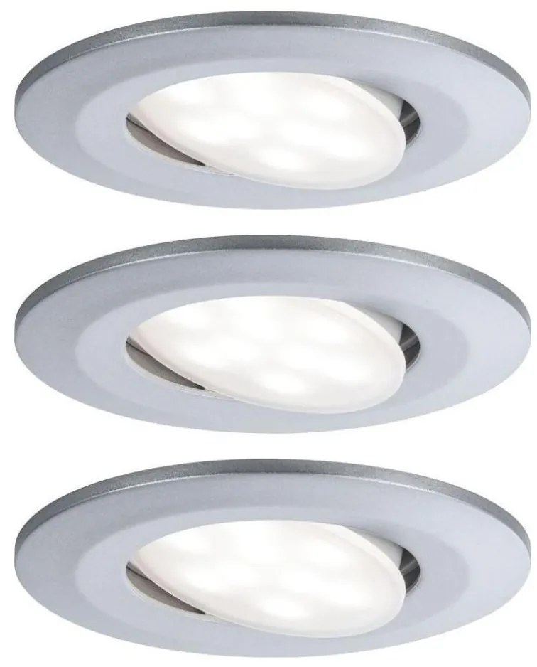 Paulmann 99933 - Комплект 3x LED 5,2W IP65 влагозащитени вградени лампи 230V