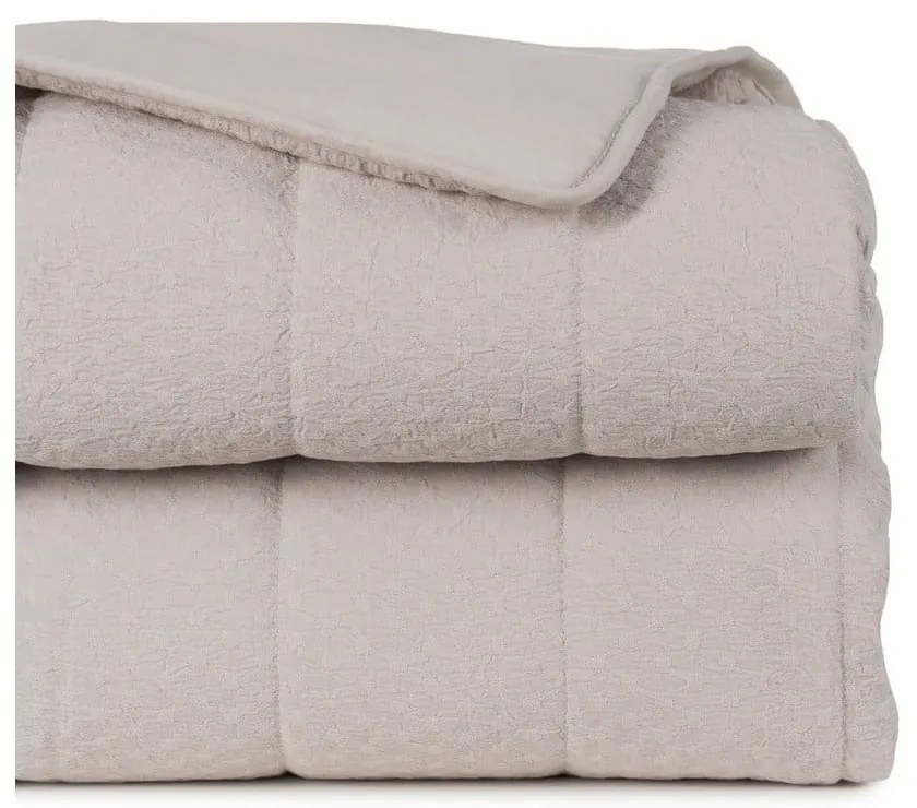 Бежово капитонирано покривало за легло 240x260 cm – Ixia