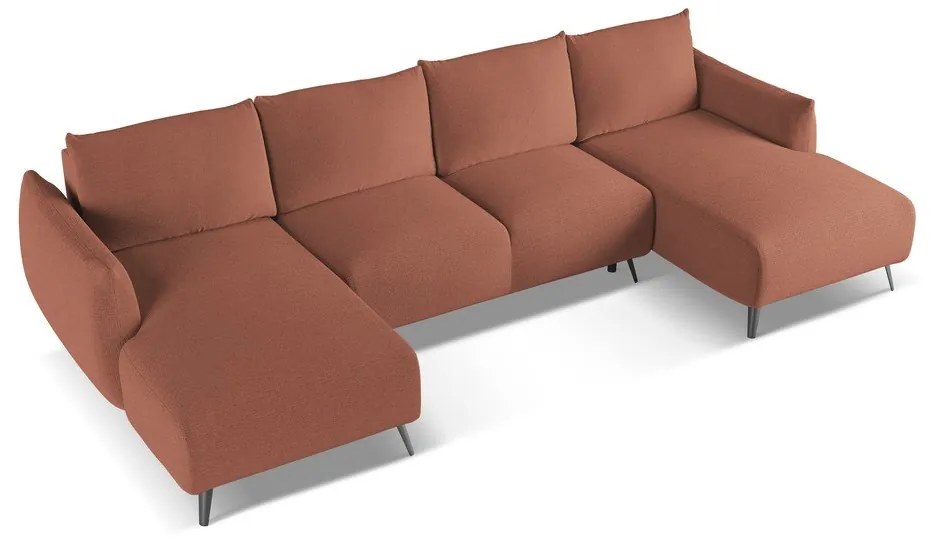 Розов ъглов диван Malie – Makamii