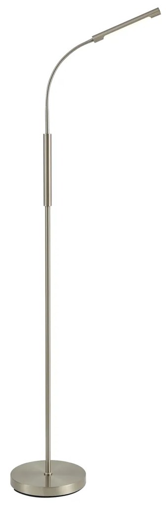 Модерна стоманена подова лампа, включваща LED 3-степенно димируема акумулаторна - Statler