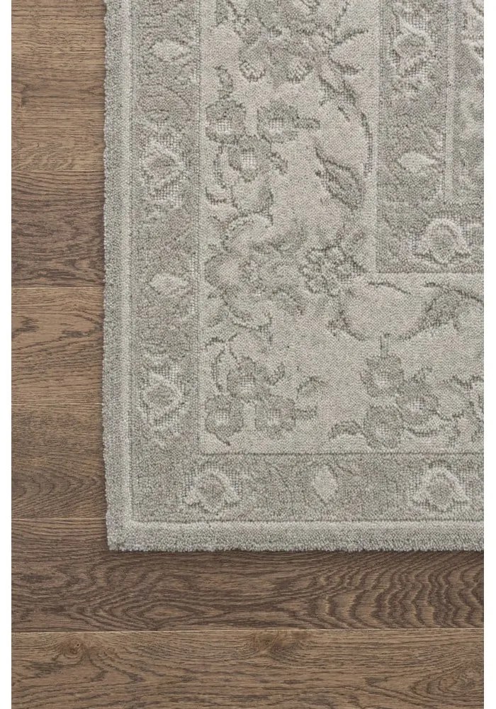 Сив вълнен килим 120x180 cm Kirla - Agnella