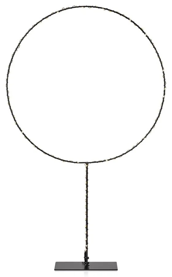 Черна коледна светлинна декорация Circle Alpha - Markslöjd