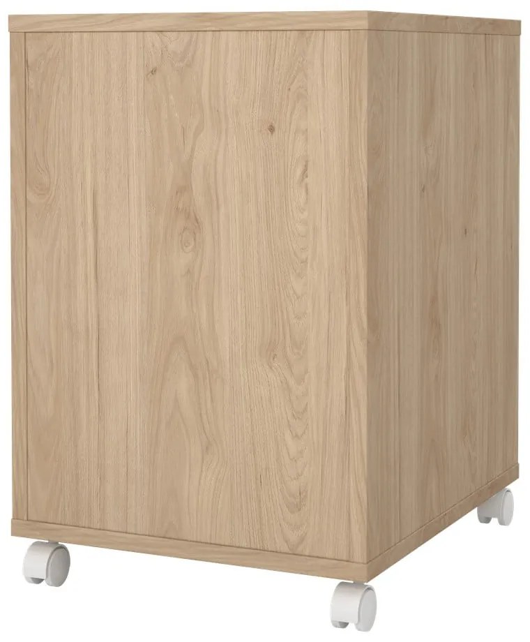 Шкаф в дъбов декор в бял и естествен цвят 41x61 cm Sign - Tvilum