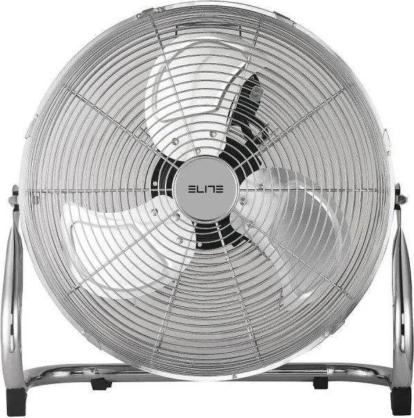 Подов вентилатор Elite YFL-0317HR, 100W, 50.8 см, 3 скорости, 3 перки, Хромиран метал