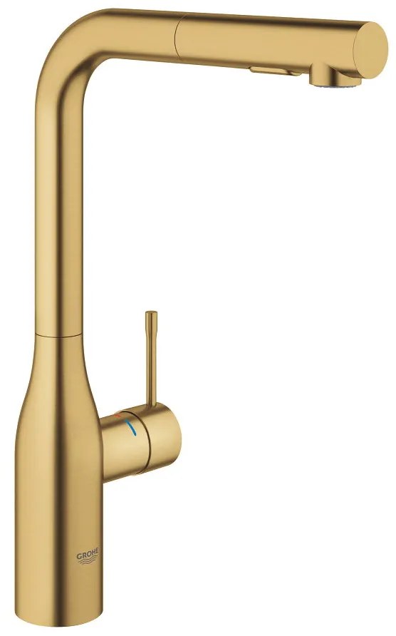 Кухненски кран Grohe Essence New със спирала-Gold Mat