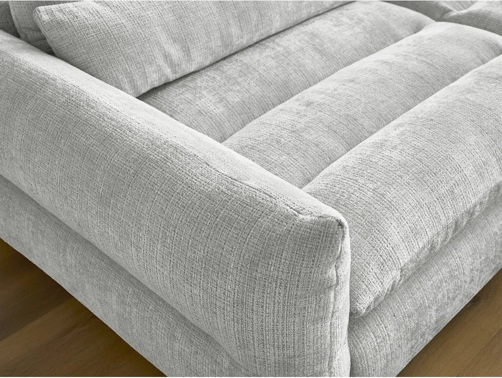 Светлосив шенилов диван 276 cm Neil – Bobochic Paris