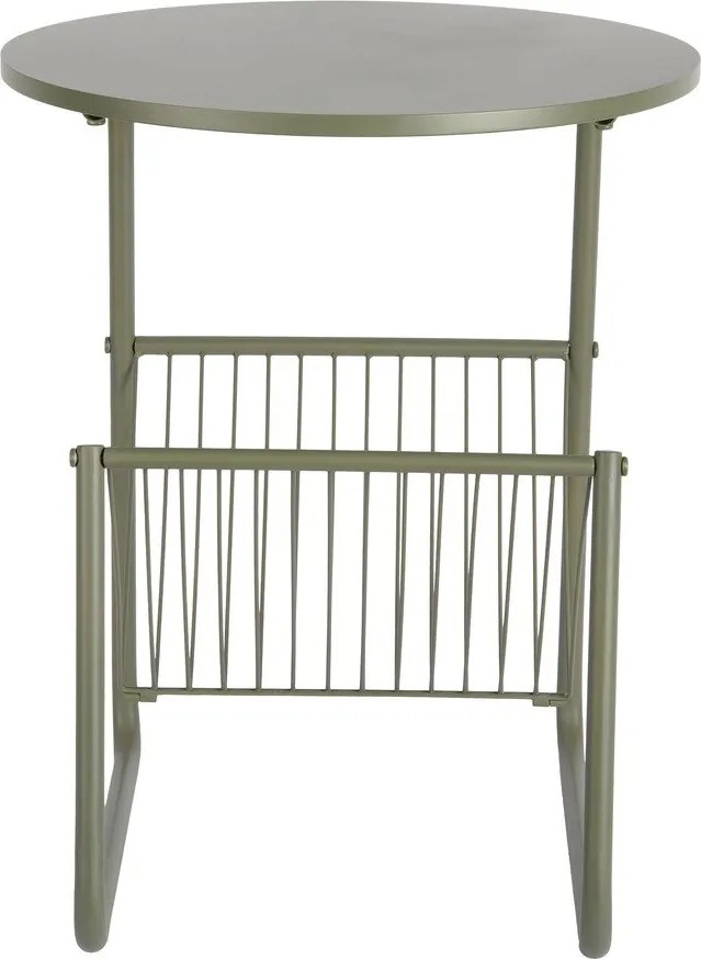 Метална кръгла странична масичка ø 40 cm Riqueza Revista – Leitmotiv