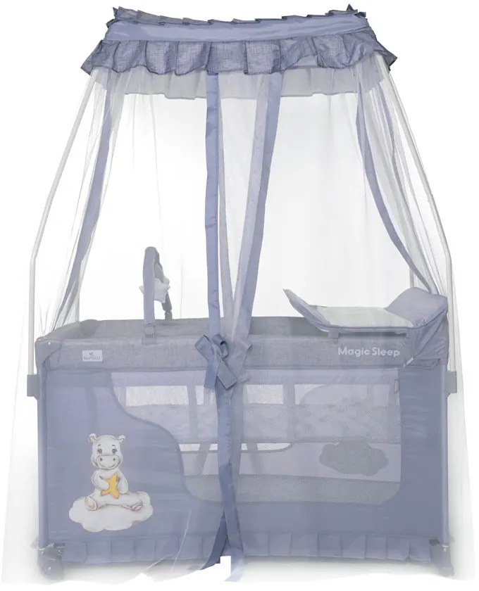 LORELLI Classic Кошара на 2 нива MAGIC SLEEP COOL GREY HIPPO
