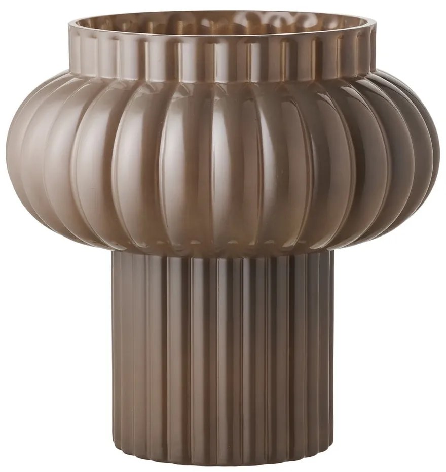 Кафява стъклена ваза (височина 27 cm) Celia – House Nordic