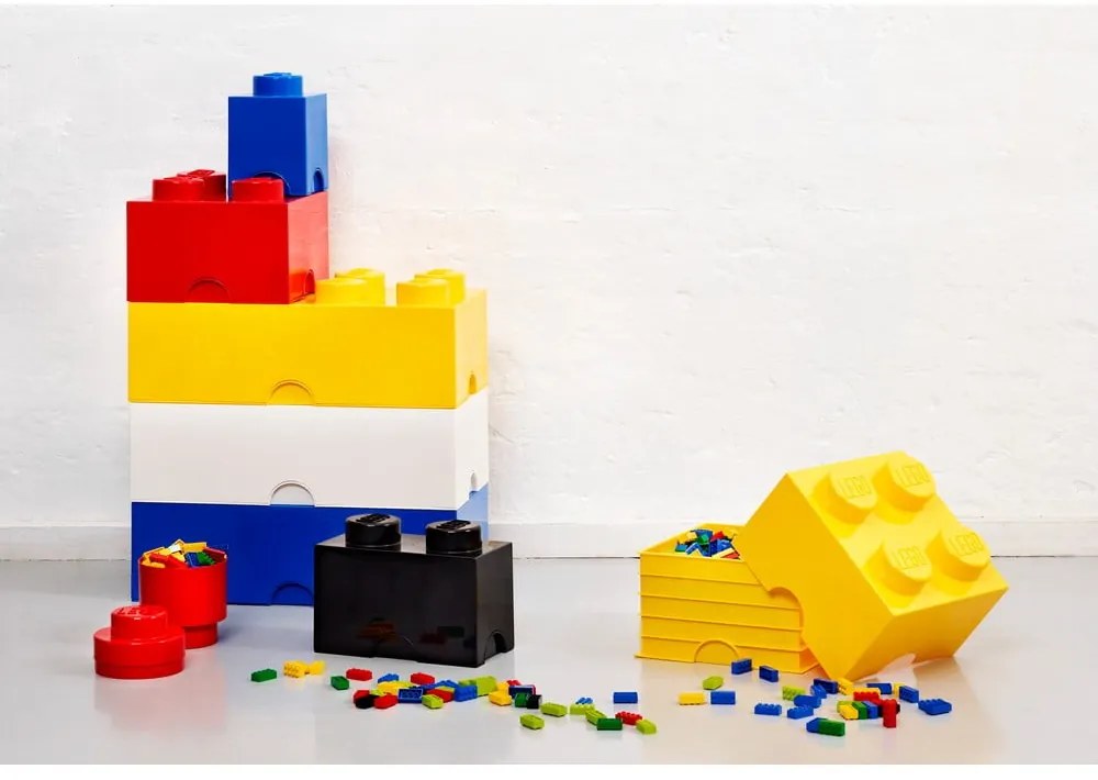 Жълта квадратна кутия за съхранение - LEGO®