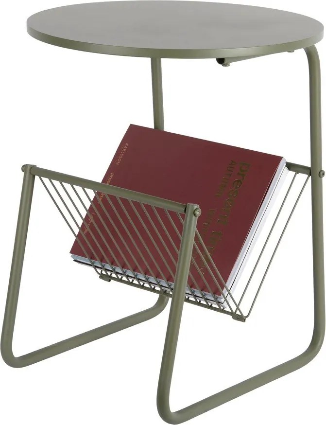 Метална кръгла странична масичка ø 40 cm Riqueza Revista – Leitmotiv