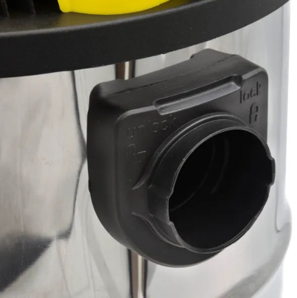 Индустриялна прахосмукачка за сухо/мокро чистене 25Л 1800W с аксесоари
