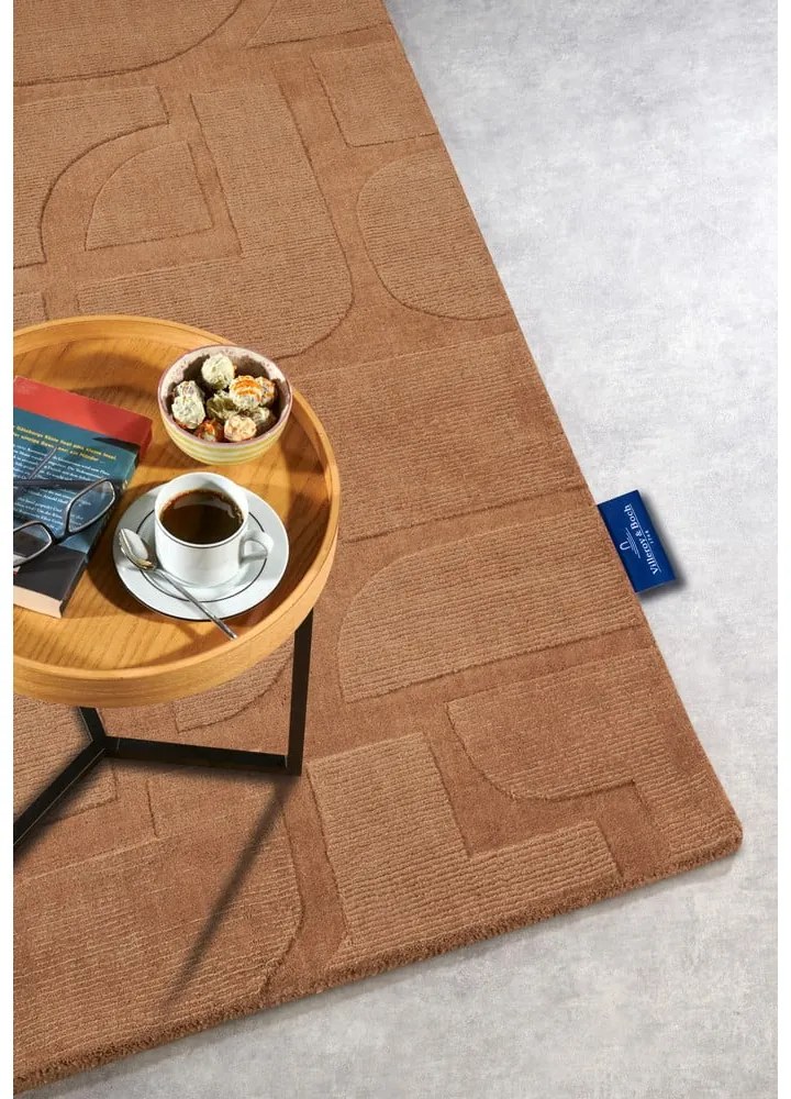 Кафяв ръчно изработен вълнен килим 80x150 cm Alexis – Villeroy&amp;Boch