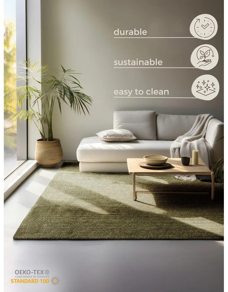 Килим от юта в цвят каки 60x90 cm Bouclé - Hanse Home