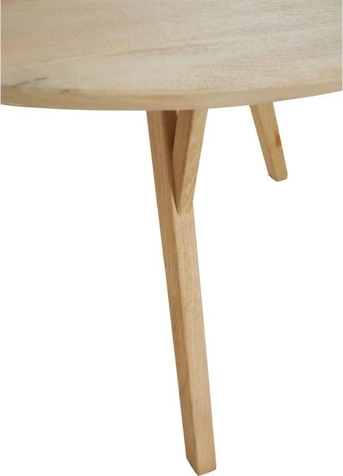 Кръгла трапезна маса от масивно манго ø 120 cm Quenza – Light & Living