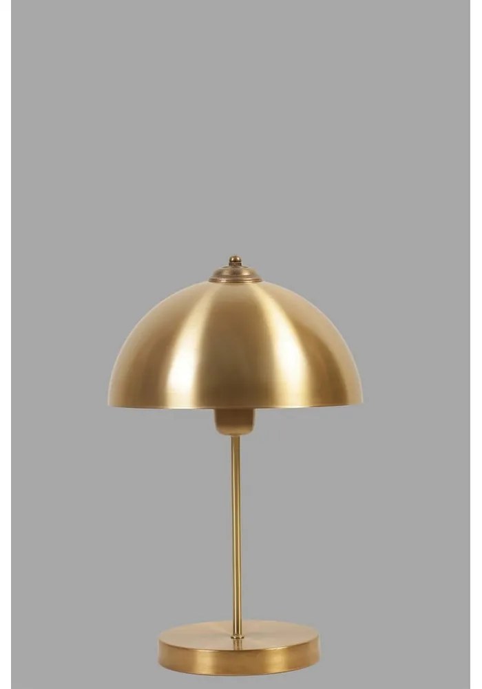 Настолна лампа в златисто с метален абажур (височина 40 cm) Lungo – Opviq lights
