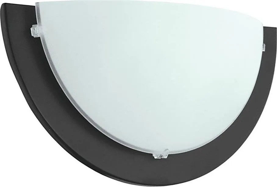 Eglo 181331 - Стенно осветително тяло ICEBERG 1xE27/60W/230V черно