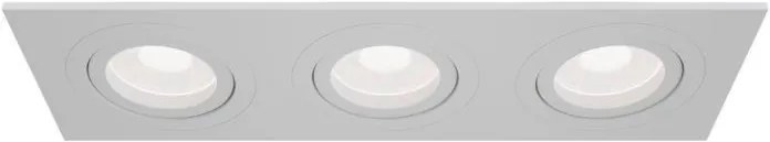 Вдлъбнати Точкова светлина покрив Maytoni Atom три светлини-бял