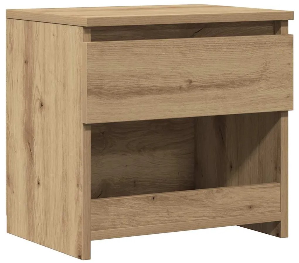 856408 vidaXL Нощно шкафче, дъб артизан, 40x30x39 см, инженерно дърво