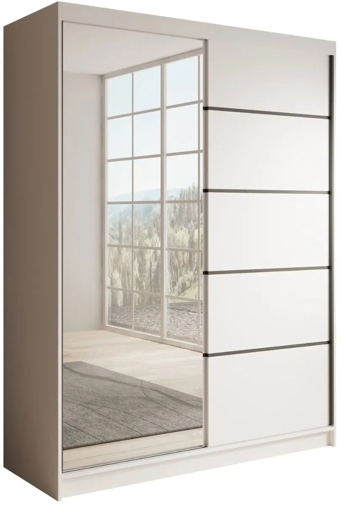 Гардероб Houston 150 плъзгащ се-Leuko