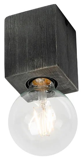 Рустик повърхностен спот черен дървен - Bloc