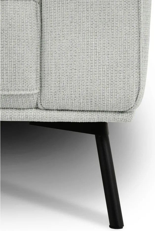 Светлосив шенилов ъглов диван (ляв ъгъл/L форма) Amsterdam – Scandic