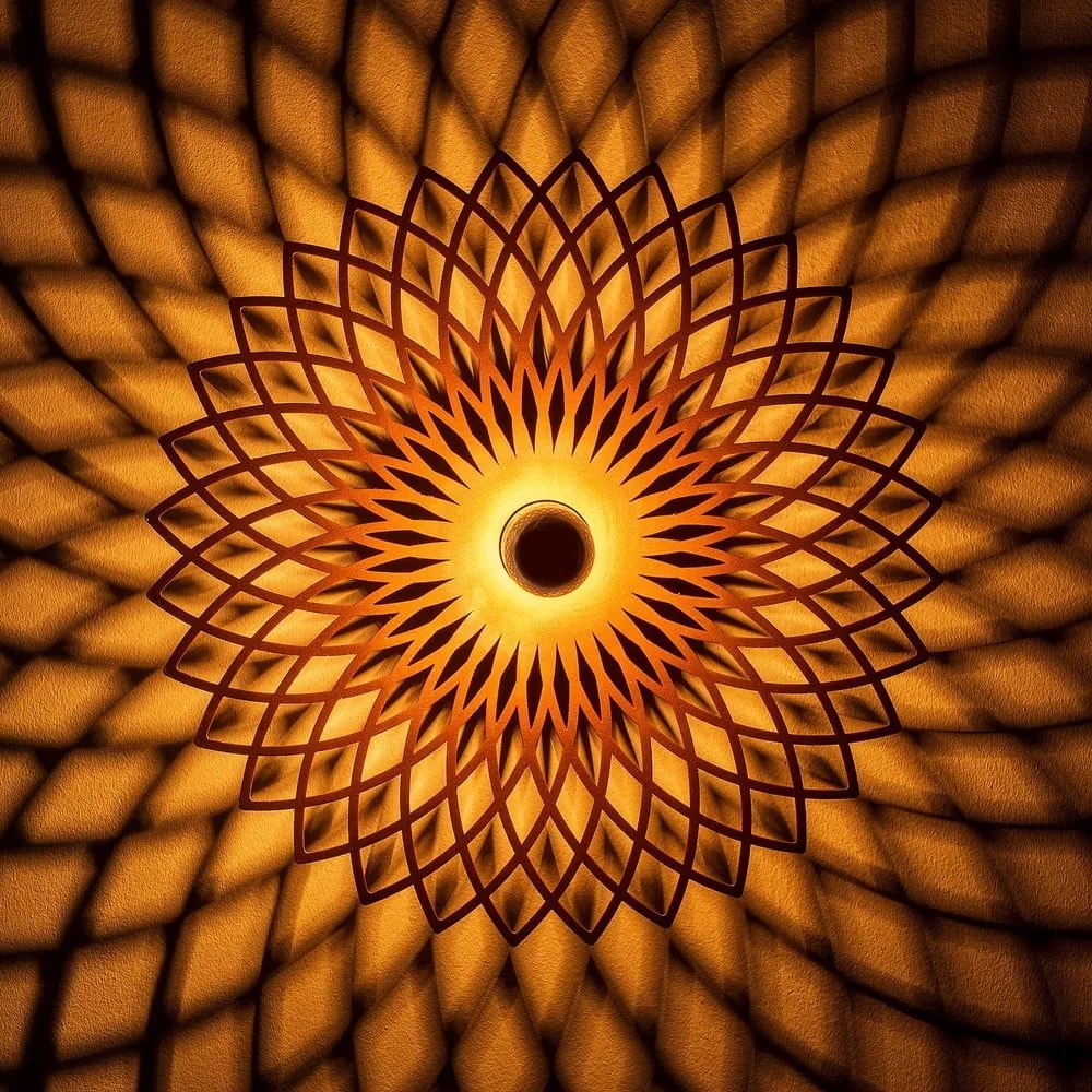 Стенна лампа в меден цвят Fellini – Opviq lights