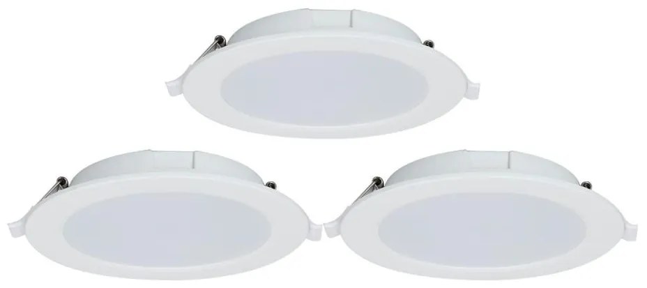 Aigostar-К-кт 3x LED Димируема лампа за вграждане MESH 15W/230V 2700K-6500K Ø 17 см