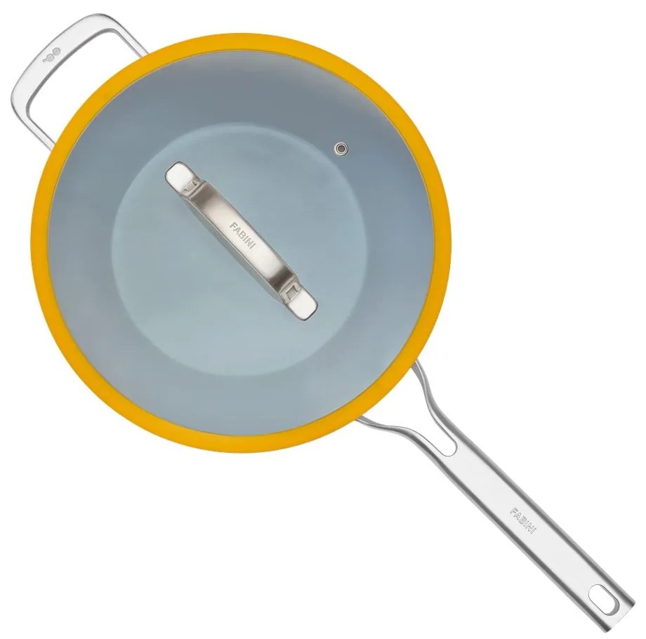 Уок тиган с капак/с керамично покритие ø 28 cm Meda 3.0 – FABINI