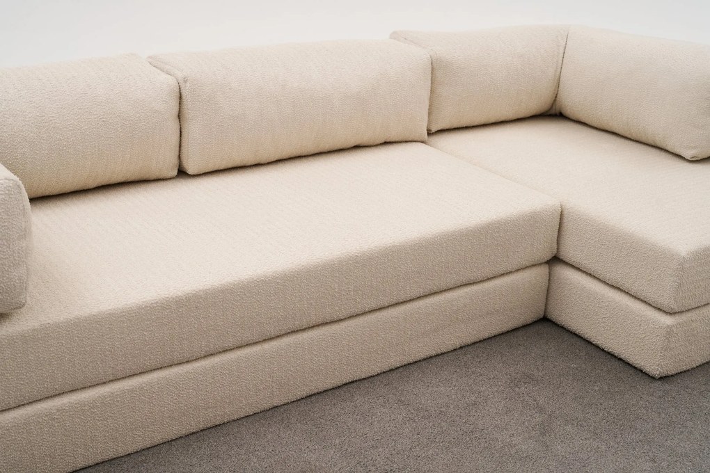 Ъглов диван Comfort, цвят Кремав
