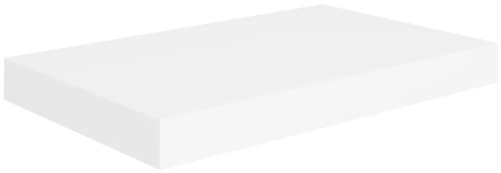 323805 vidaXL Окачен стенен рафт, бял, 40x23x3,8 см, МДФ