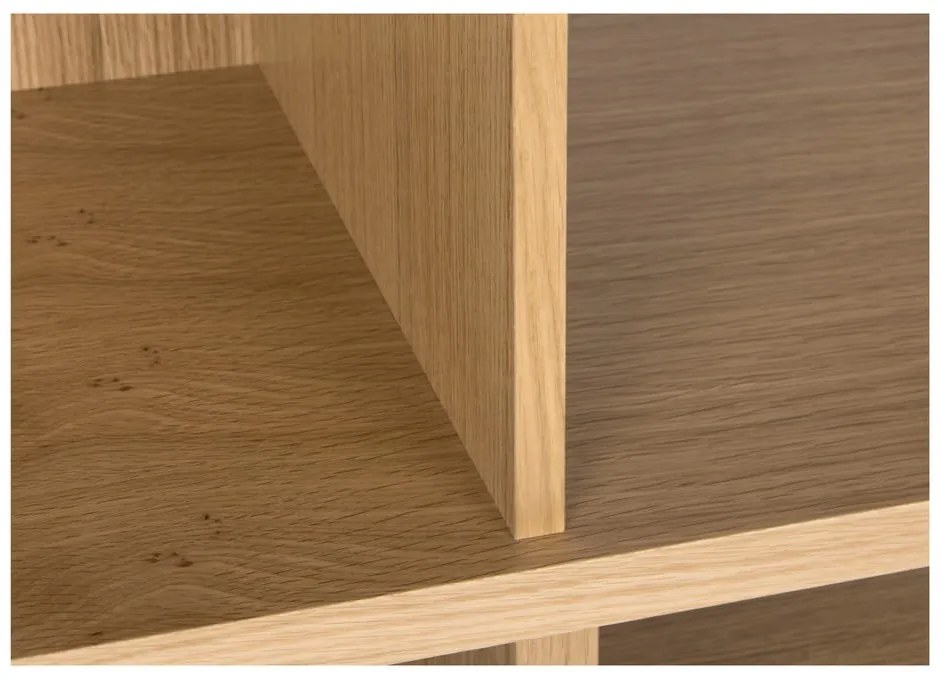 Кафяв шкаф за книги Лондон, 34 x 100 cm - TemaHome