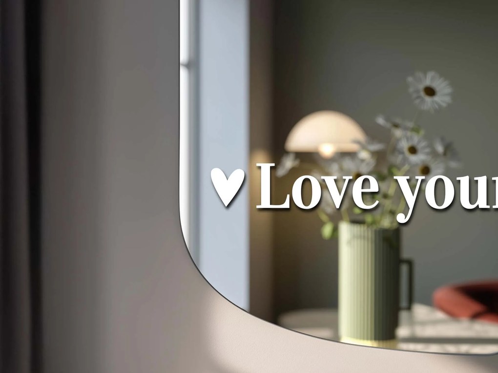 Стикер за огледало S36 – Love yourself always. 89x9