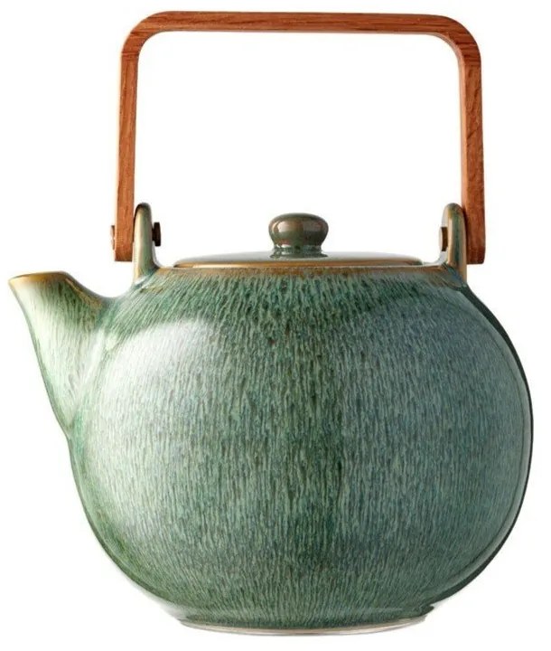 Зелен керамичен чайник с цедка 1,2 l Gastro Green – Bitz