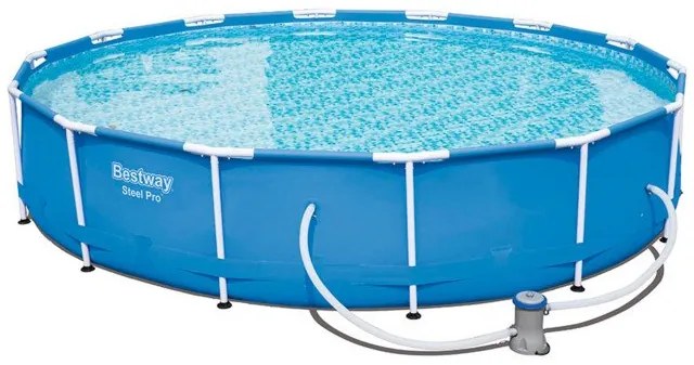 Bestway - Басейн с тръбна конструкция кръгъл 427 х 84см