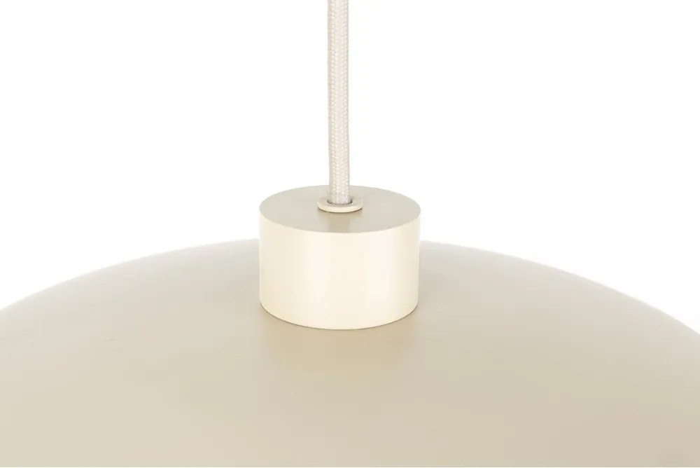Бежово метално висящо осветително тяло ø 26,5 cm Wubbo – White Label