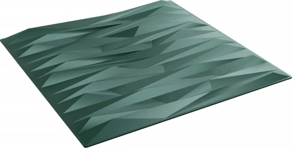 Стенни панели 12 бр зелени 50x50 см XPS 3 м² камък