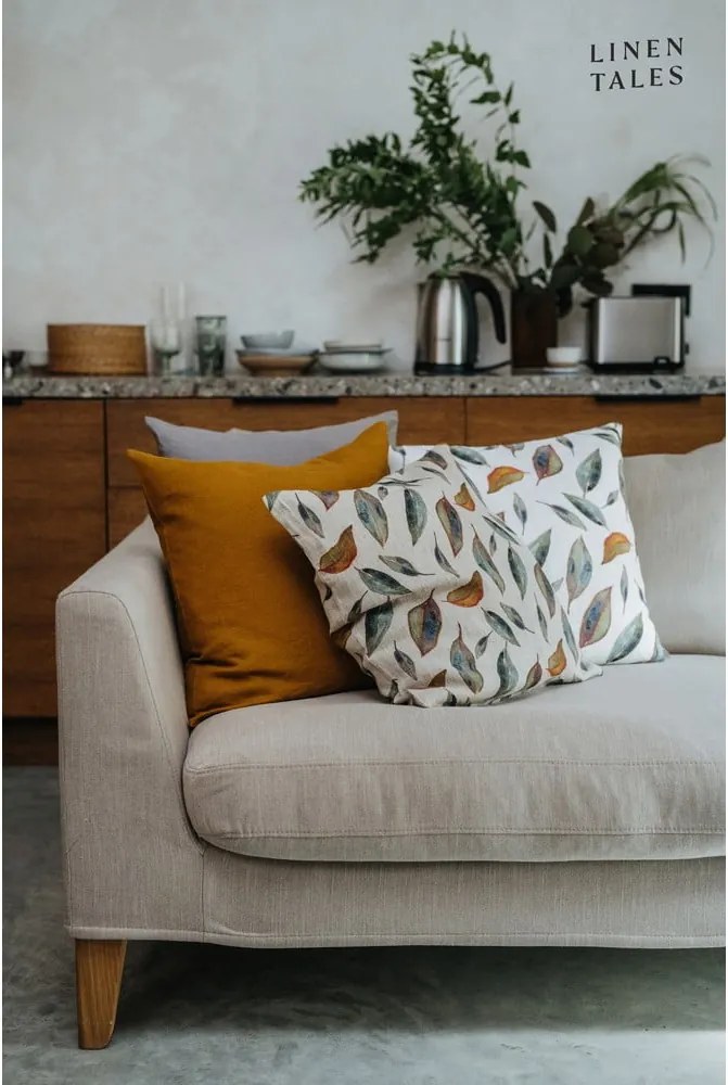 Ленена калъфка за възглавница 50x50 cm Golden Fall – Linen Tales
