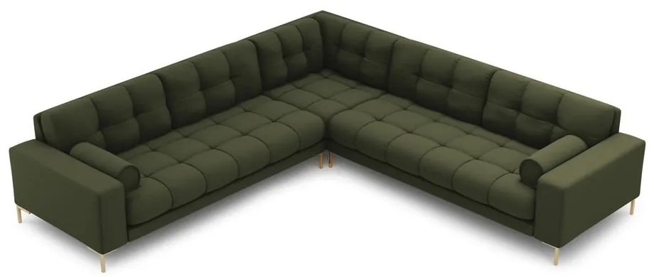 Зелен ъглов диван (променлив) Bali – Cosmopolitan Design