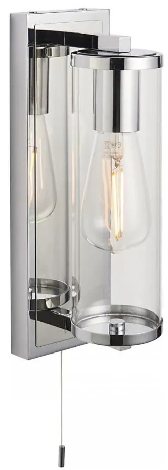 Endon 94074-Аплик за баня TAYLOR 1xE27/10W/230V IP44 лъскав хром