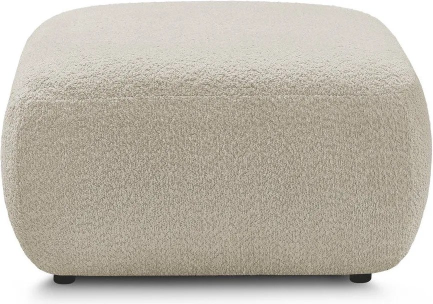 Бежова табуретка от прежда с примки от букле Montaigne – Bobochic Paris