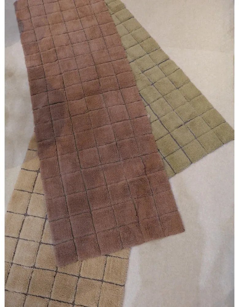 Бежов ръчно изработен вълнен килим 170x240 cm Mosaic Sandstone – Lorena Canals