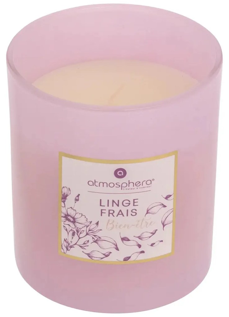 Ароматна свещ atmosphera Mael, Стъкло, 190 g - Fresh Linen