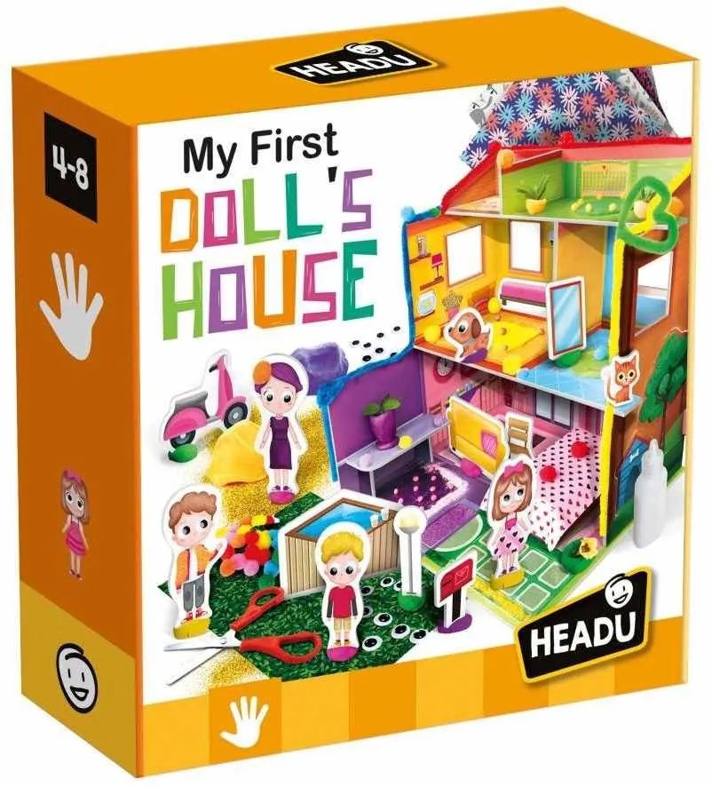 Headu - Творчески комплект, Моята първа куклена къща, 41 части