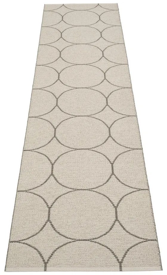 Тъмносива пътека за открито и закрито 70x300 cm Boo Charcoal Linen – Pappelina