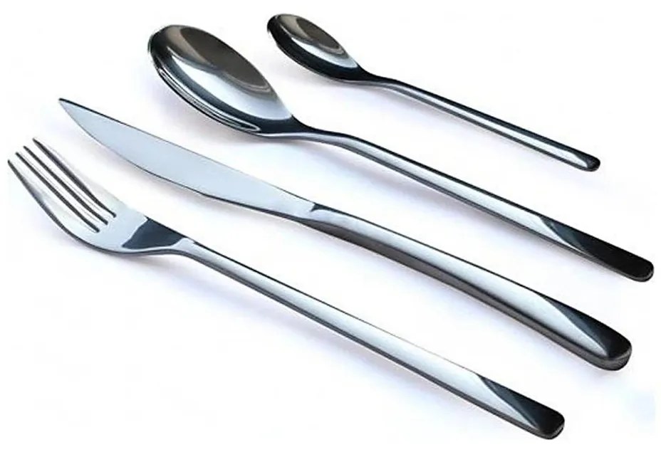 Комплект прибори за хранене от неръждаема стомана FIRENZE, 24 части