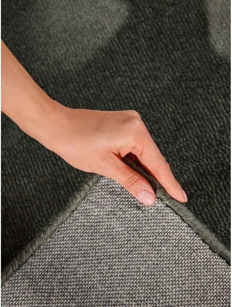 Тъмнозелен ръчно изработен килим със смес от вълна 200x300 cm Kari – Villeroy&amp;Boch