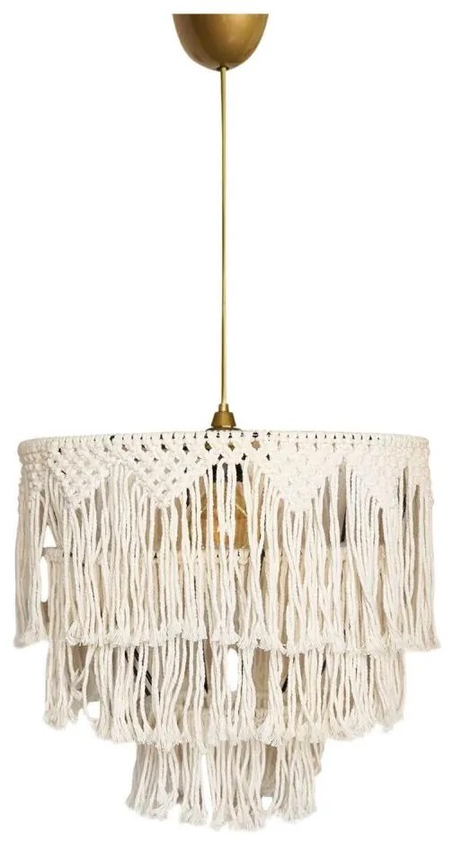 Полилей на кабел RIMINI 1xE27/40W/230V кремав