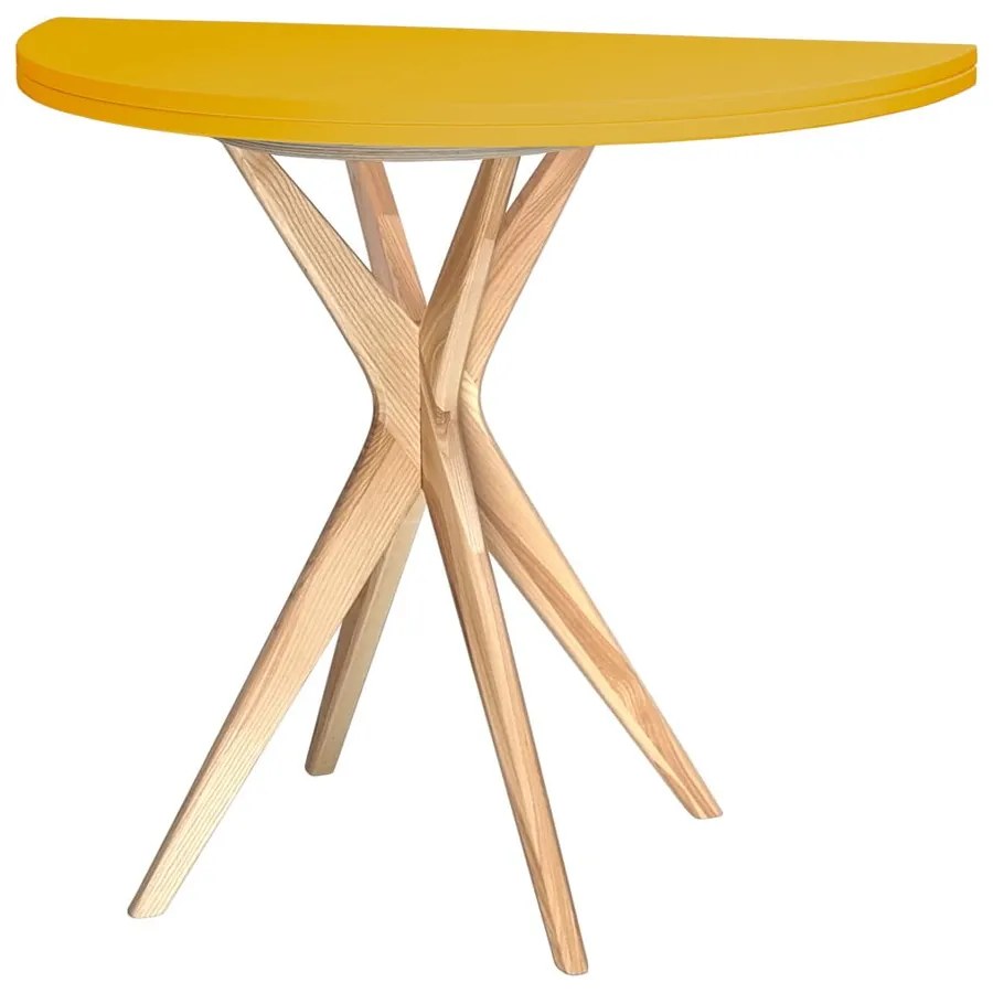 Кръгла сгъваема трапезна маса 45x90 cm Jubi – Ragaba