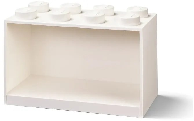 Детски бял стенен рафт Brick 8 - LEGO®